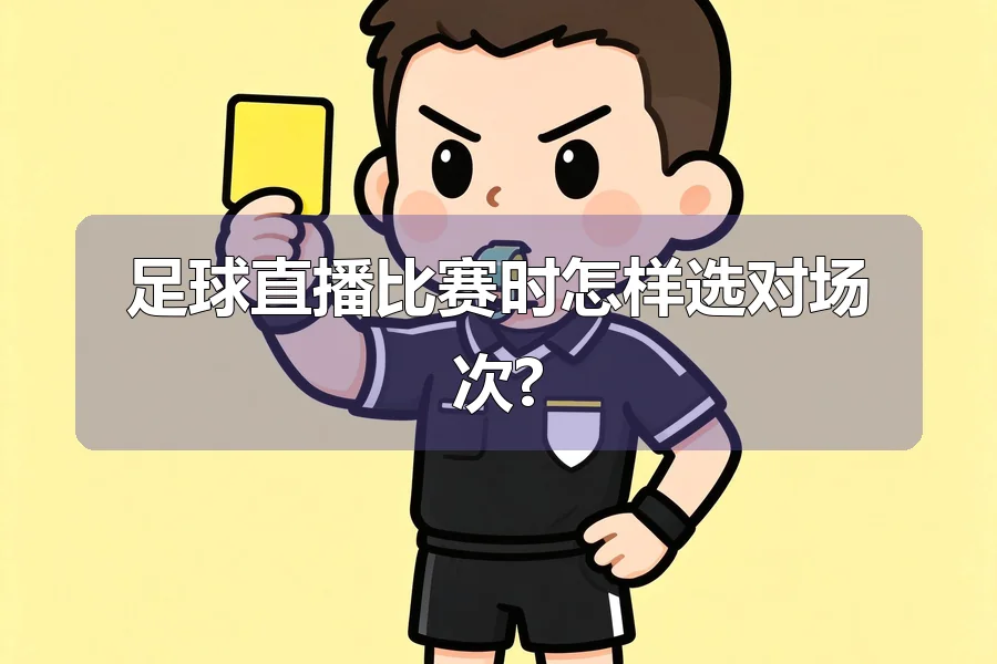 足球直播比赛时怎样选对场次?